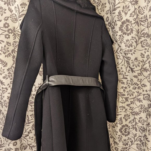 Mackage Nori 2-in-1 Shearling-Trim Wool Coat - Size XS - Picture 7 of 12